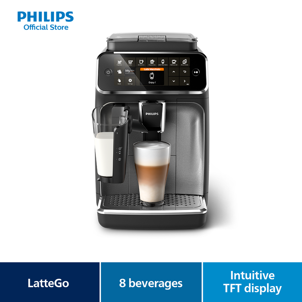 Philips 4300 Series Fully Automatic Espresso Machines EP4346 | EP4346 ...