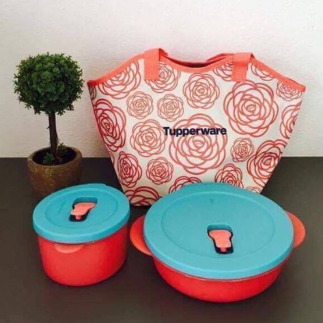 Original Tupperware Roza Lunch Pouch | Shopee Malaysia