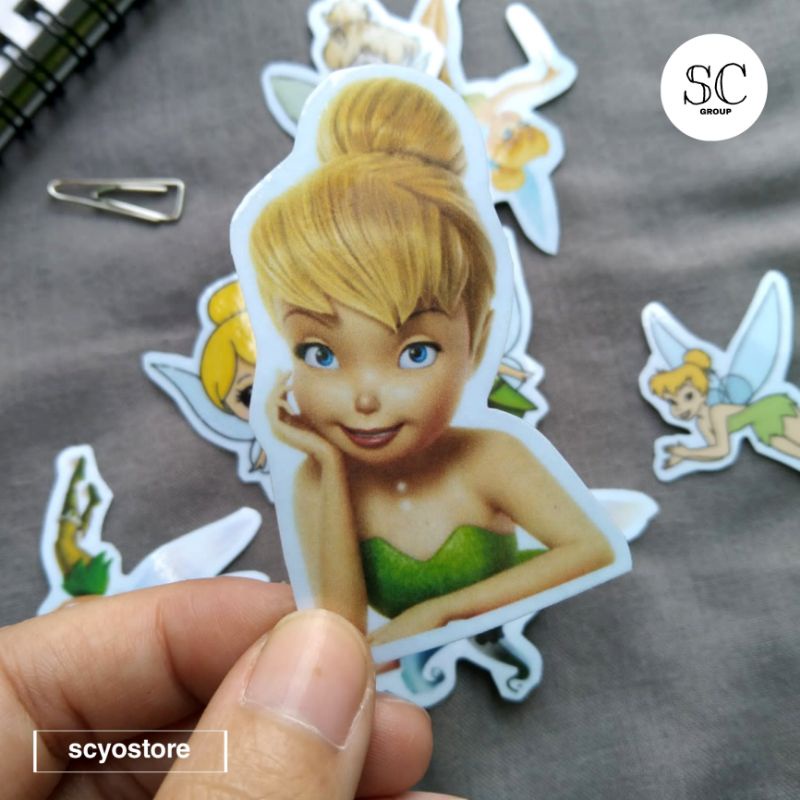 Tinkerbell Cartoon Sticker Cartoon Sticker Glossy | Shopee Malaysia