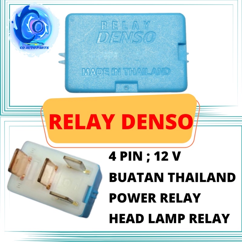 thumbnail image 2 of DENSO 5810-0717 12V Automotive Relay – 4-Pin, Made In Japan – GM13500114 Replacement 2 of 4