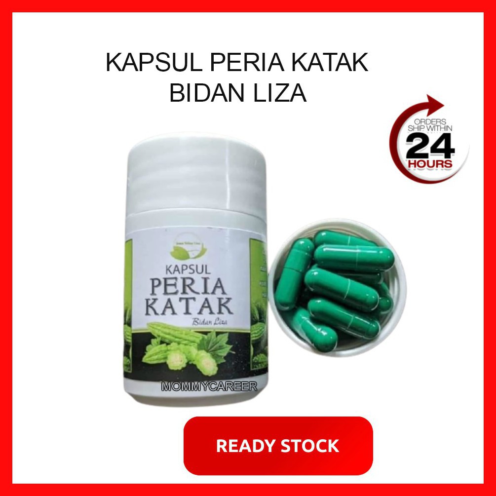 🔥Ready Stock🔥Capsule Peria Katak Capsules Bidan Liza 1005 Original Ori