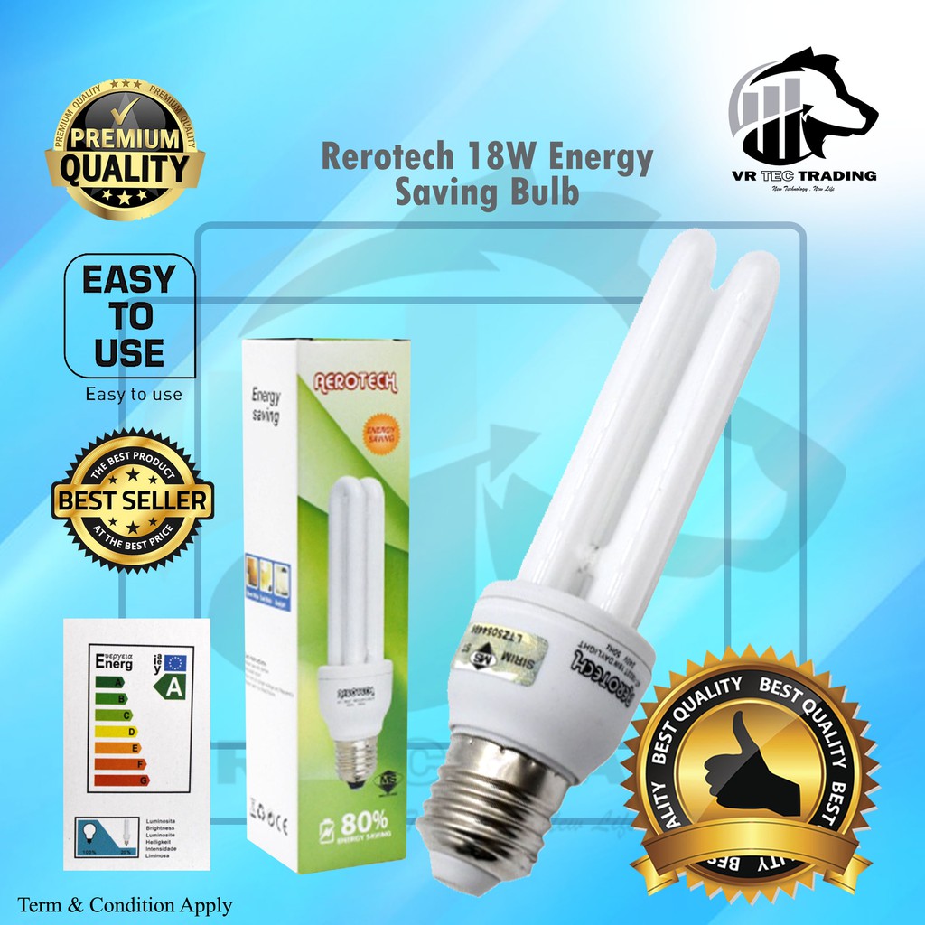 Rerotech 18W Energy Saving Bulb | Shopee Malaysia