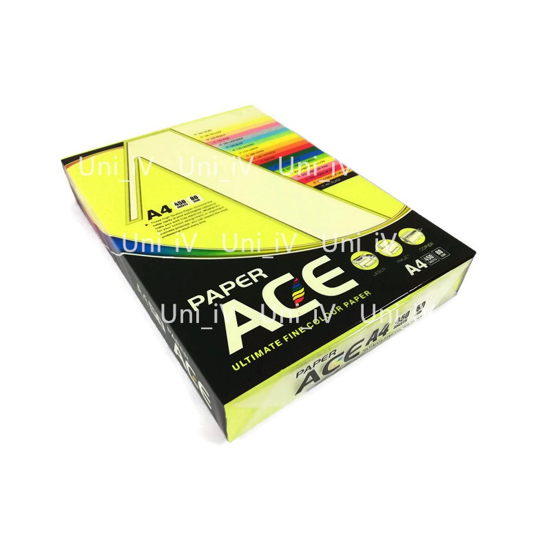 Ace A4 Cyber Colour Paper 80gsm 450 Sheets Kertas Warna Color Photostat Print Shopee Malaysia 1487