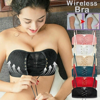 push up bra seamless wireless women Non-slip strapless strapless
