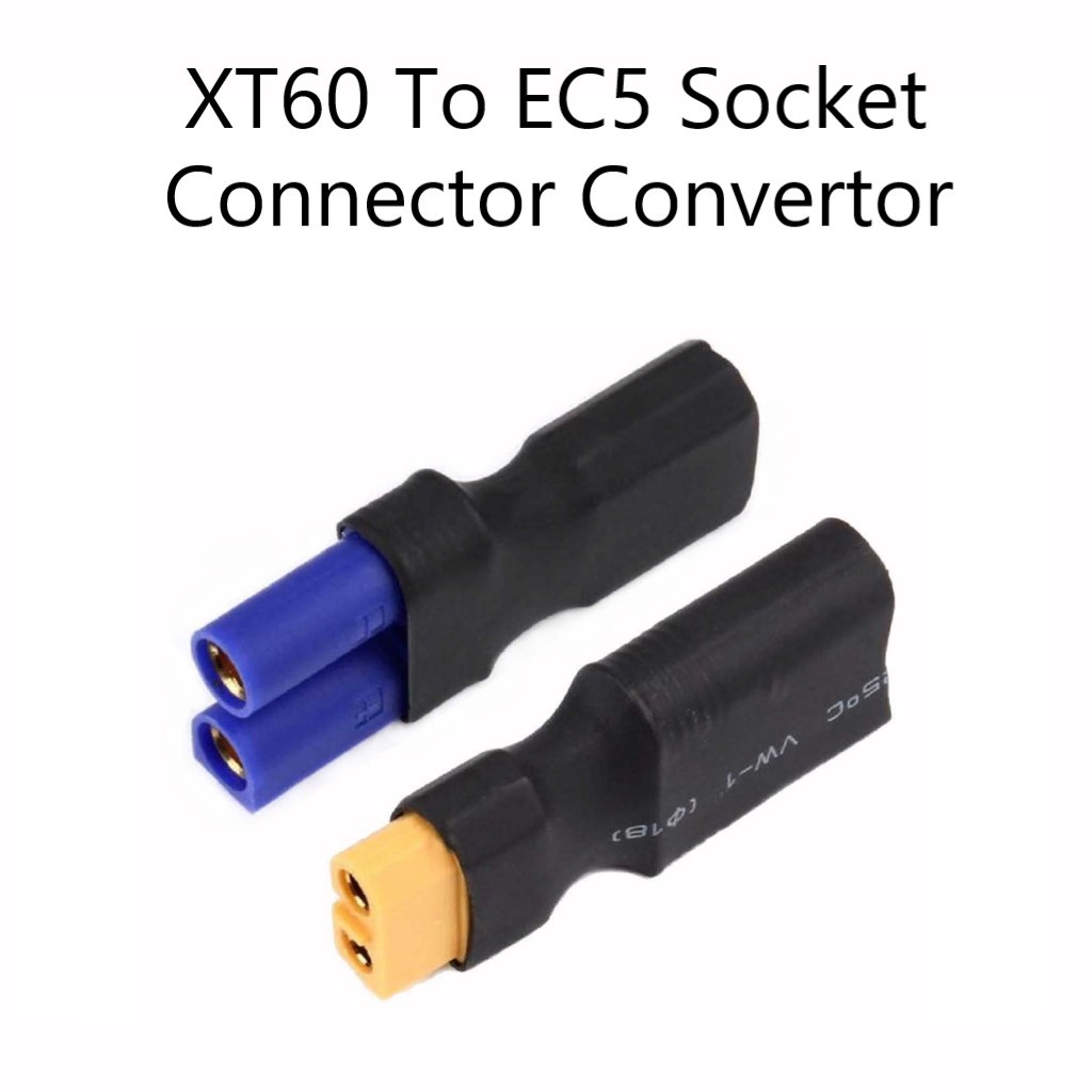 XT60 To EC5 Female Male Plug Converter Adapter Connector for Arrma