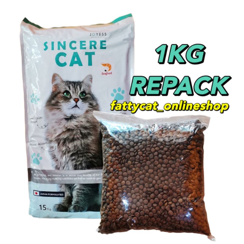SINCERE CAT 1KG REPACK CAT FOOD/MAKANAN KUCING REPACK 1KG | Shopee Malaysia