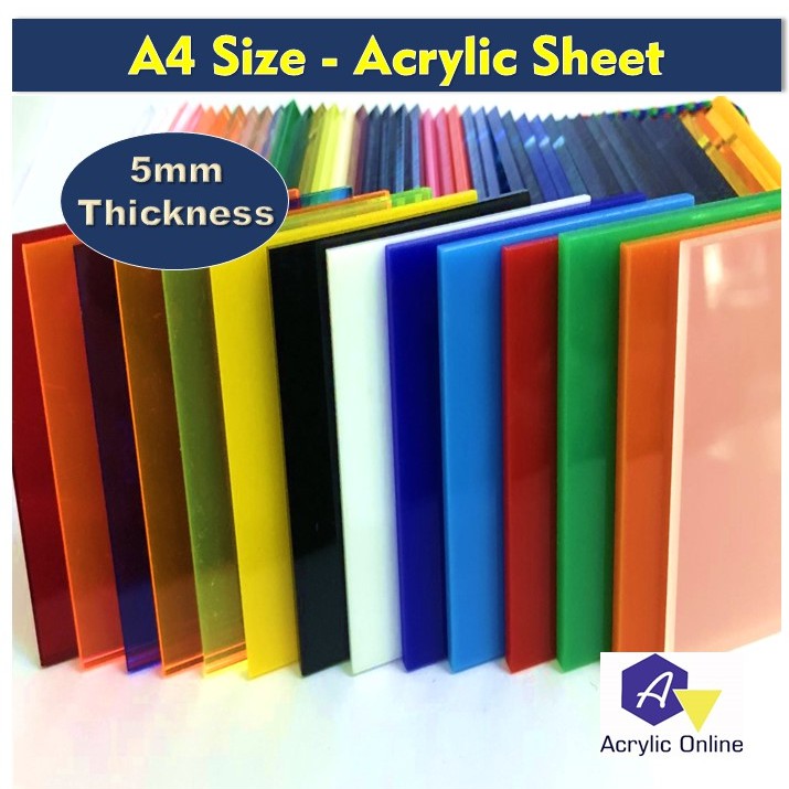 5mm Acrylic sheet - A4 size - Ready stock - Cast acrylic | Shopee Malaysia