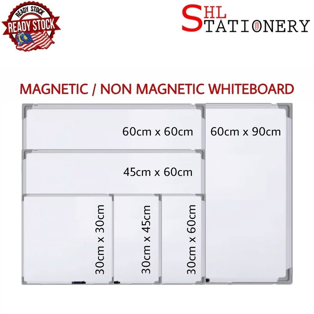 FEEYOND Aluminum Frame Magnetic / Non Magnetic Single Sided White Board ...