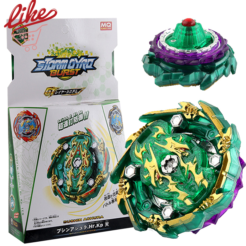 MQ B-135 Bushin Ashura with LR Ripcord Launcher Set Beyblade Burst Kids ...