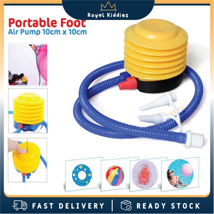 Outback Double Action Air Pump - 6.5 Litre Push Pull For Inflatable Mattress, Boat, Pool