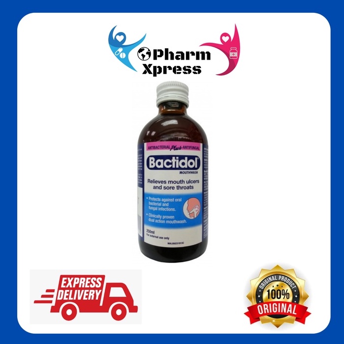 BACTIDOL MOUTHWASH 250ML (with Free Gift) | Shopee Malaysia
