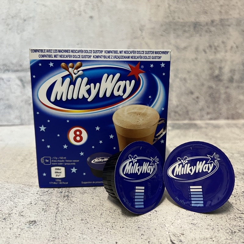hot chocolate pods nescafe dolce gusto milky way