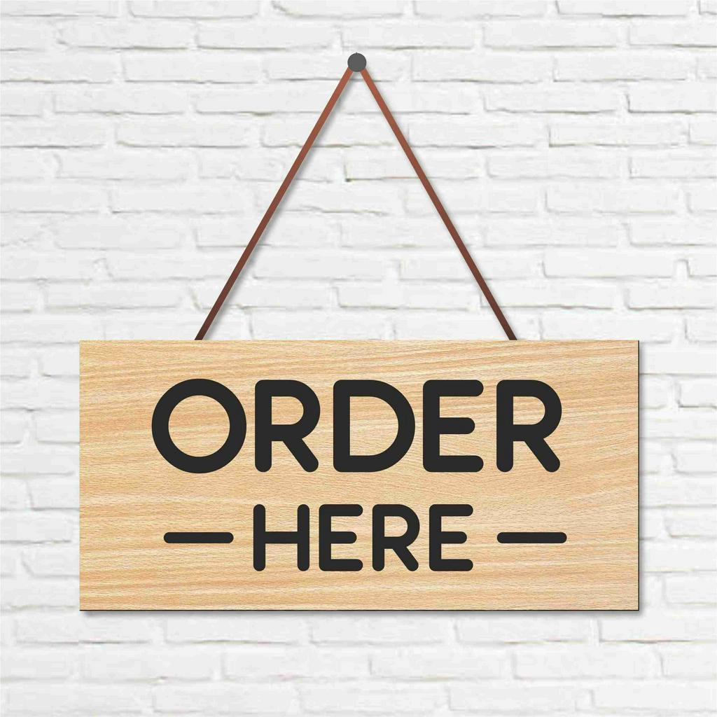 Order here signboard Size 23cm x 11cm | Shopee Malaysia