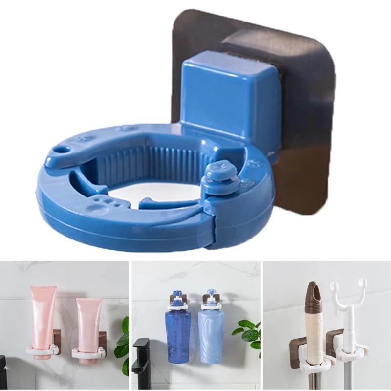 2 Colors Shampoo Bottle Holder / Bathroom Wall Mounted Shower Bottle