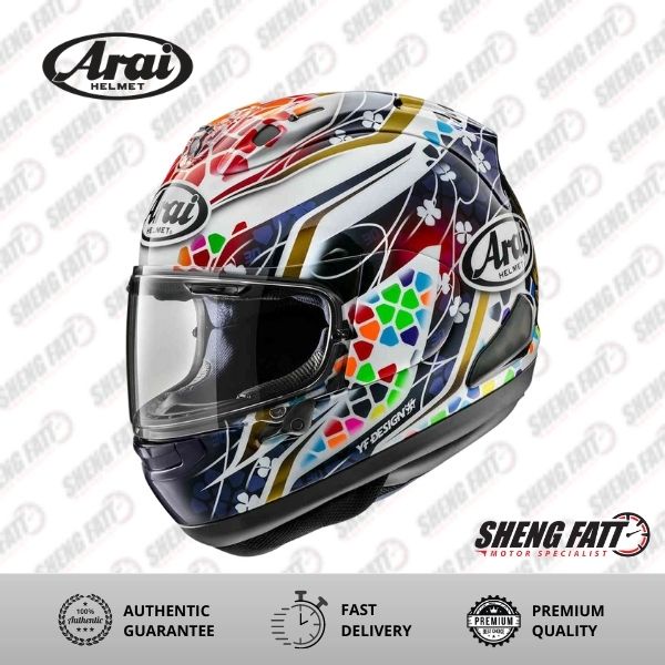 ARAI RX7X NAKAGAMI GP2 Full Face Helmet | Shopee Malaysia