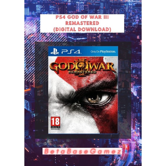 PS4 PS5 God of War III / 3 Remastered (Digital Download) | Shopee Malaysia