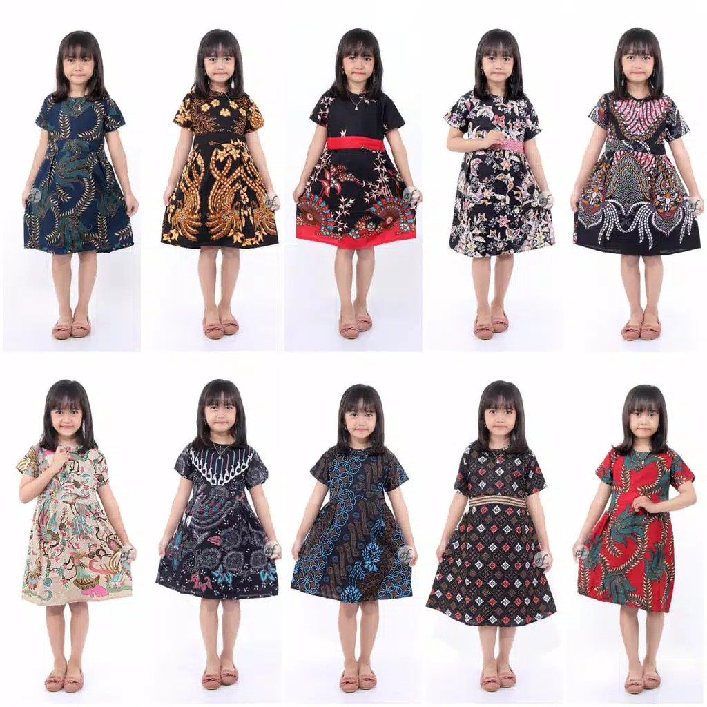 Baby batik dress sale