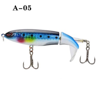 13g 10cm Whopper Popper Topwater Fishing Lure Plopper Soft Rotating Tail  Fishing Tackle Geer