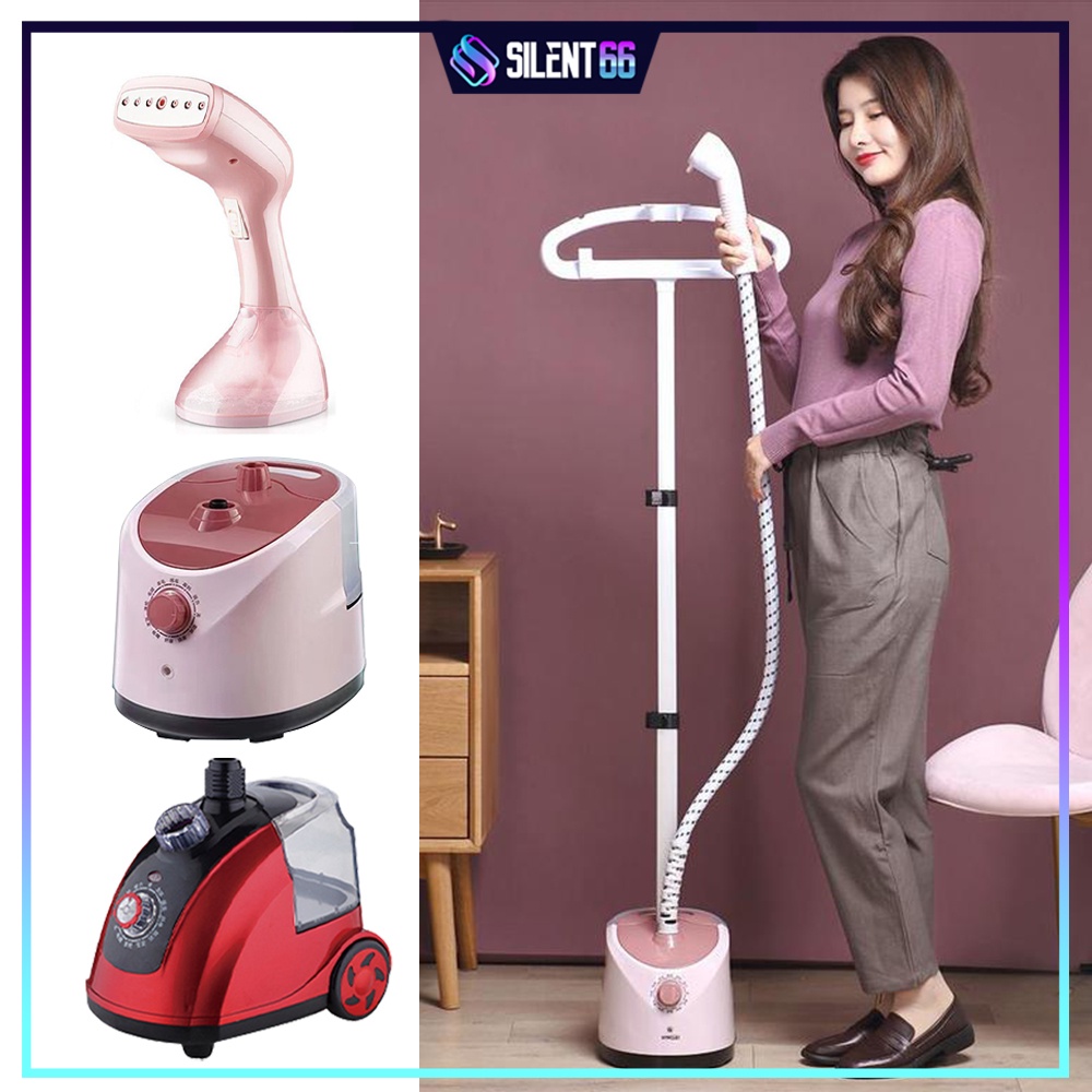 READY STOCK Handheld Stand Type Garment Steamer Clothes Iron Seterika