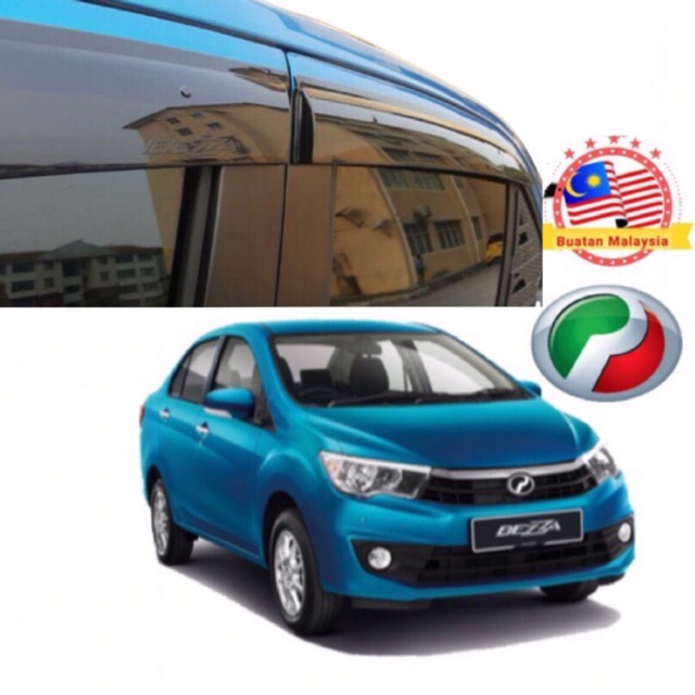 Perodua Bezza 3” Injection Air Press/Door Visor #Sun Visor #Sun ...