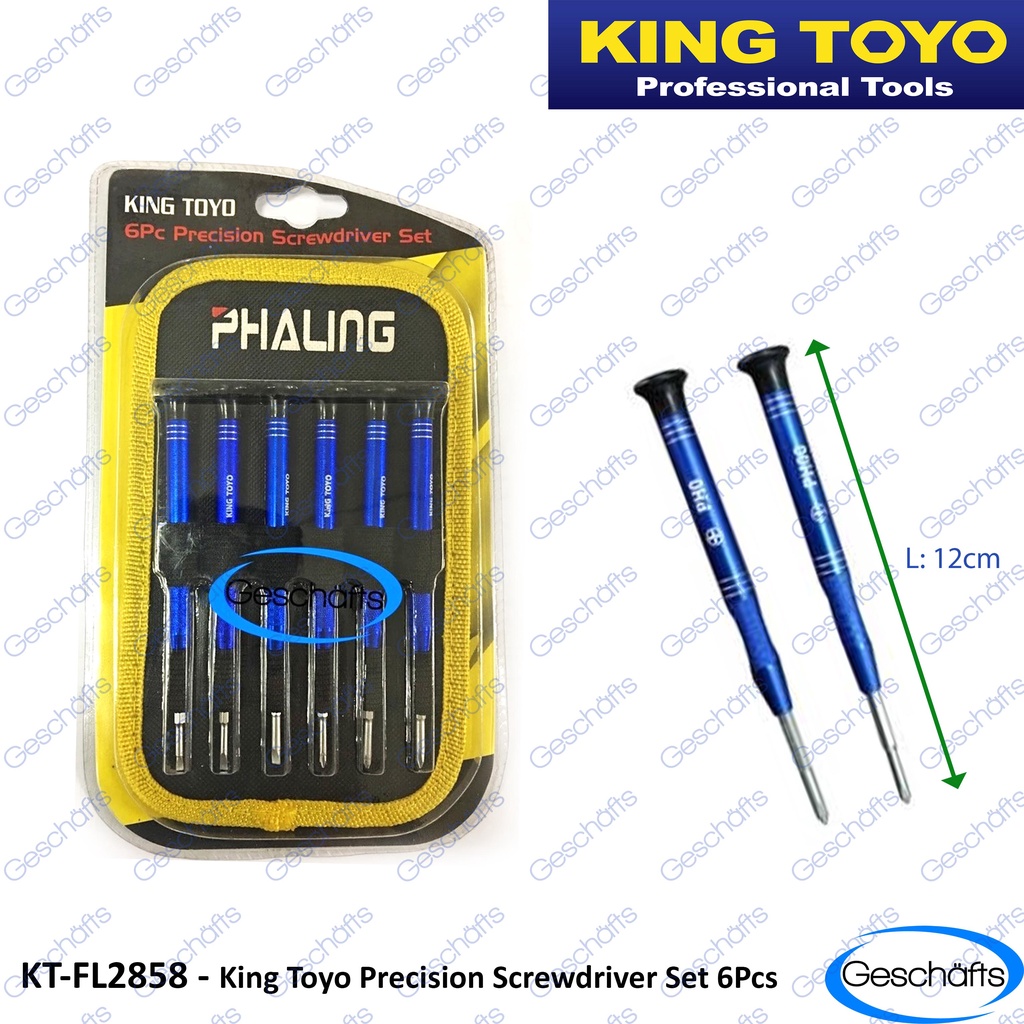 King Toyo Precision Screwdriver Set Shopee Malaysia