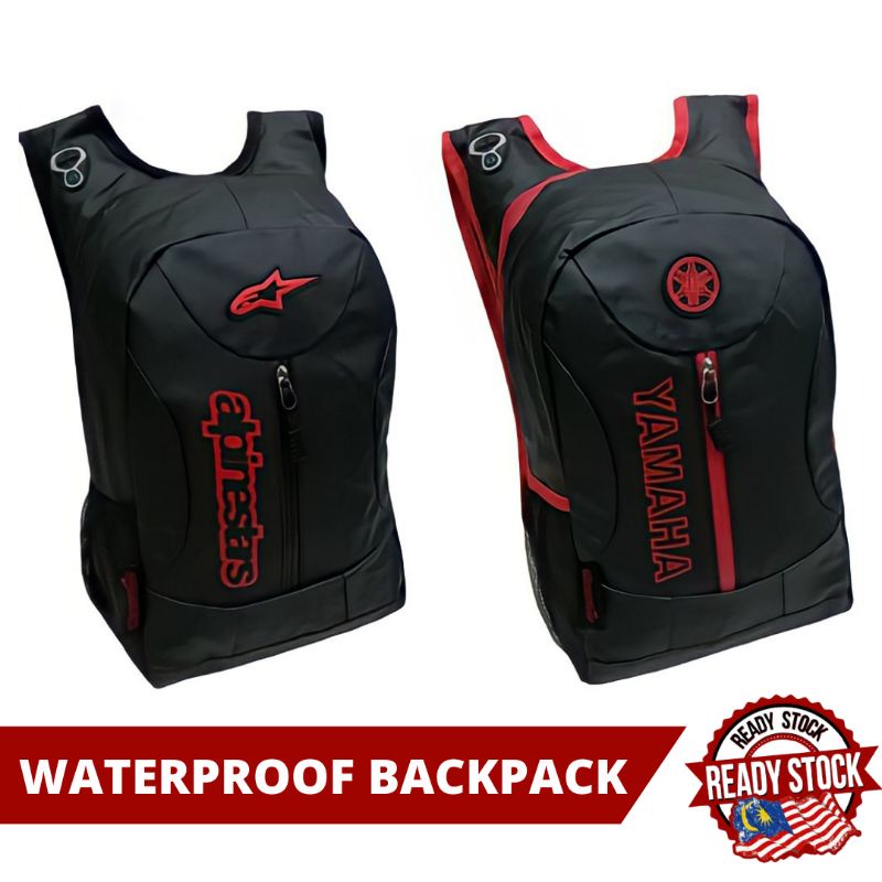 Yamaha Waterproof Backpack Honda Beg Kalis Air Beg Belakang Lelaki All