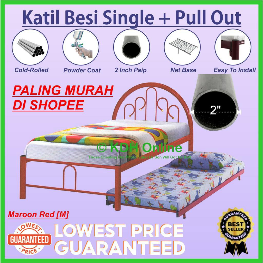 *FREE SHIPPING* ( Link Bulk Order ) Single Bed/Katil Besi Single/Katil ...