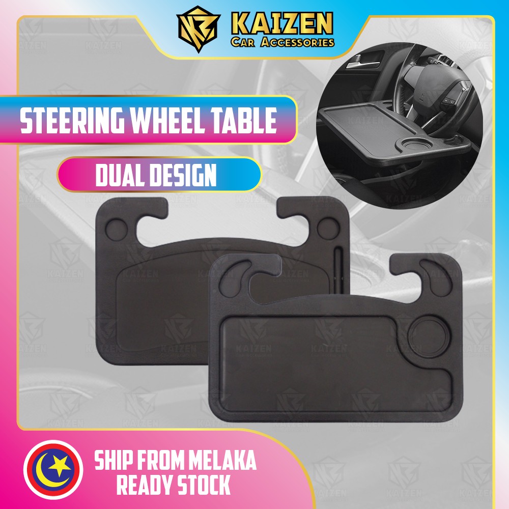 Car Steering Wheel Table Tray Laptop Food Dining Reading Writing Stand