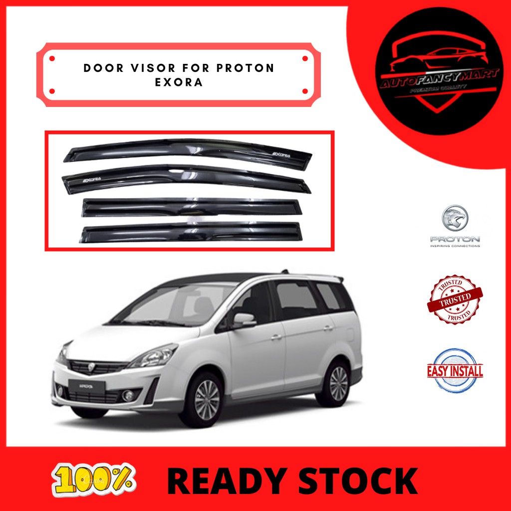 Proton Exora DOOR WINDOW VISOR 4PCS (1SET) | Shopee Malaysia