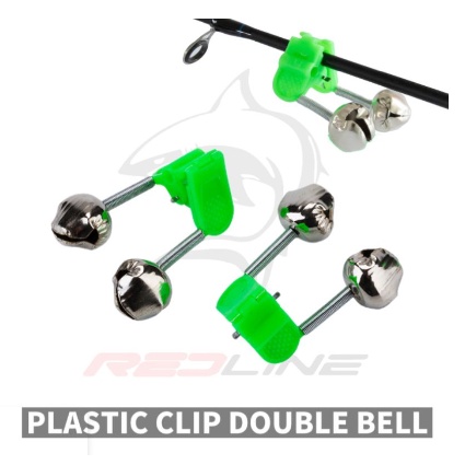 Fishing Bell Plastic Double Loceng Mancing Fishing Rod Bell Rod