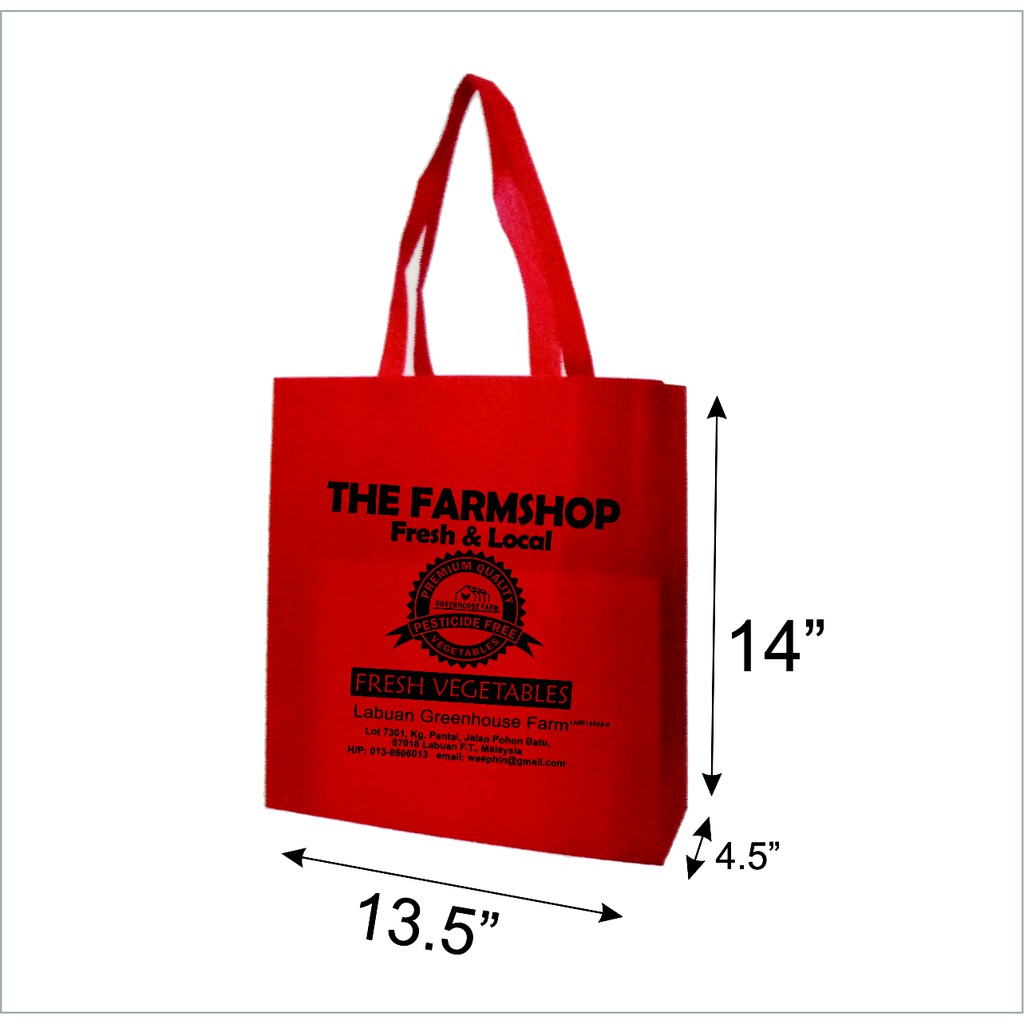 Non woven bag discount design