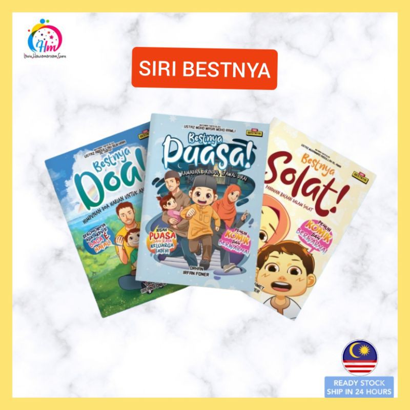 Komik Bestnya Solat, Bestnya Doa & Bestnya Puasa Koleksi Buku Blink L ...