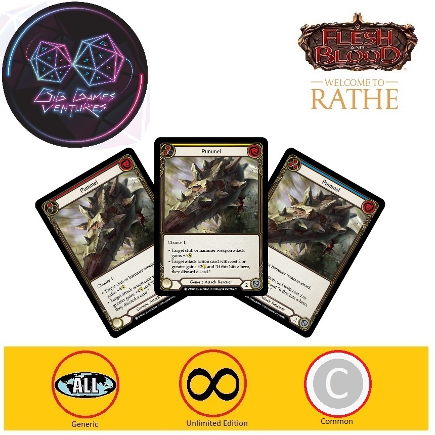 Flesh and Blood: Pummel (Welcome to Rathe, Unlimited Edition) | Shopee ...