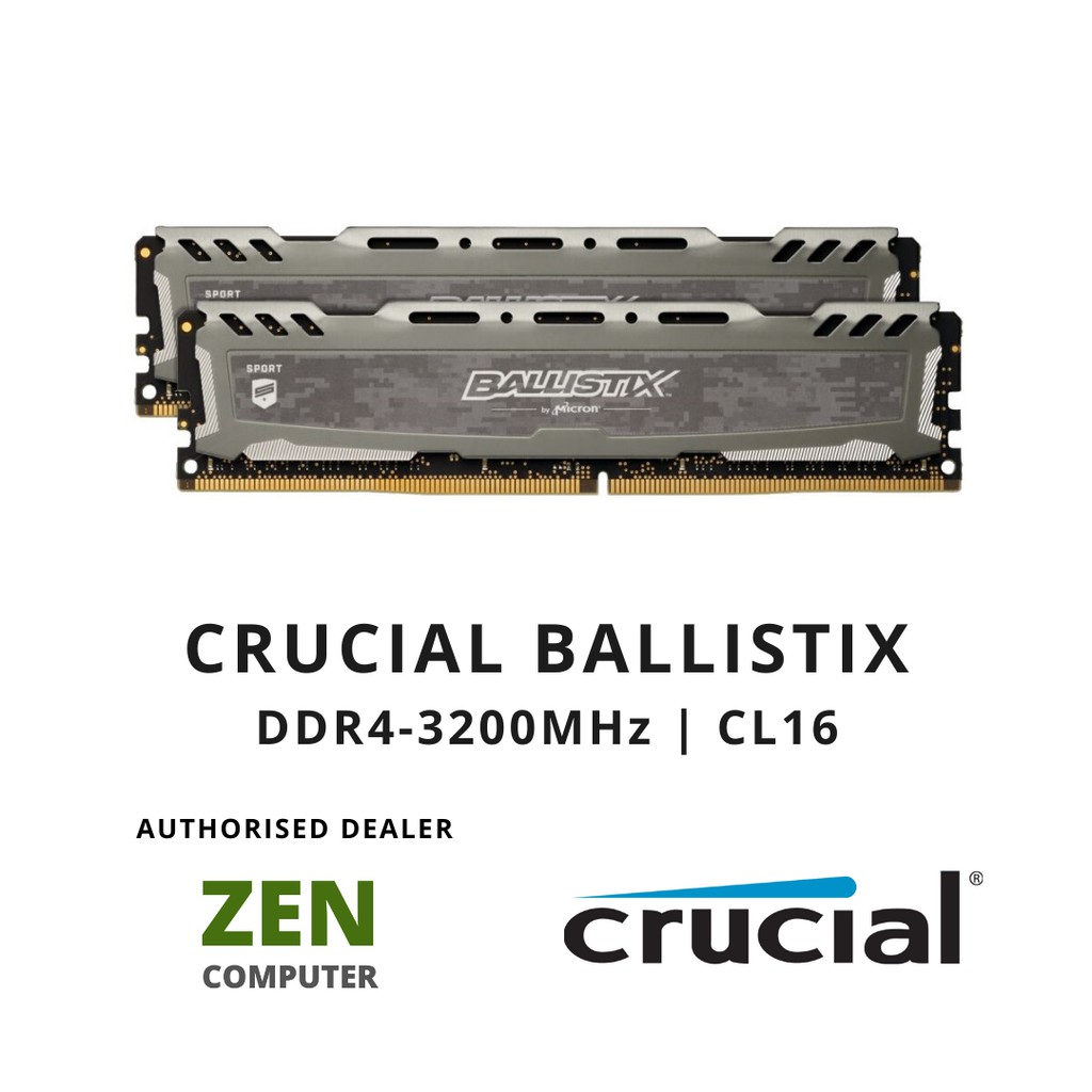 Crucial ballistix clearance sport lt 3200mhz