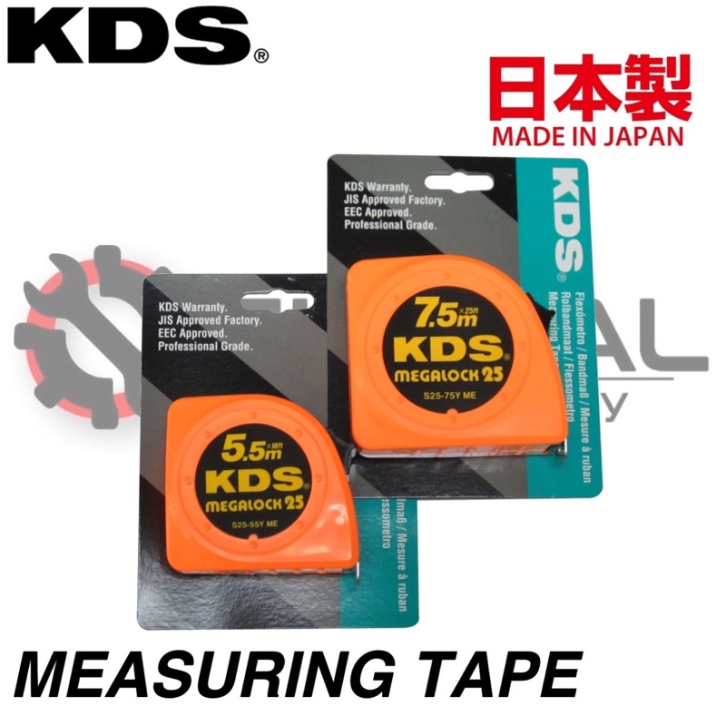 🇲🇾 READY STOCK 🇲🇾 KDS MEASURING TAPE / TAPE MEASURE MEGALOCK HEAVY DUTY
