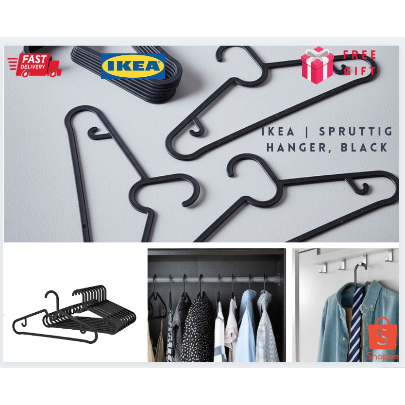 SPRUTTIG Hanger, black - IKEA