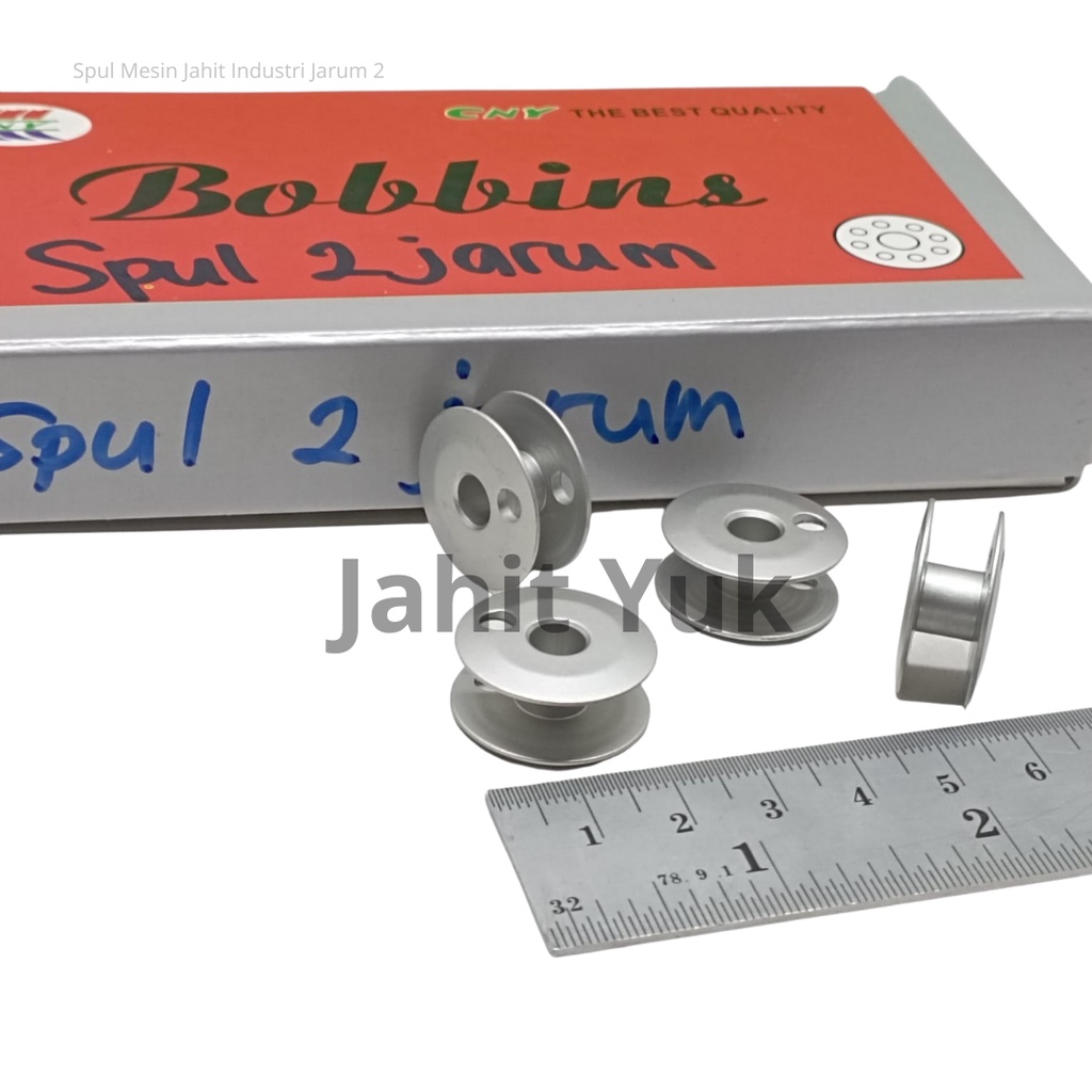 MESIN 2nd Needle Industrial Sewing Machine Spool/2-Hole Aluminum Spool ...