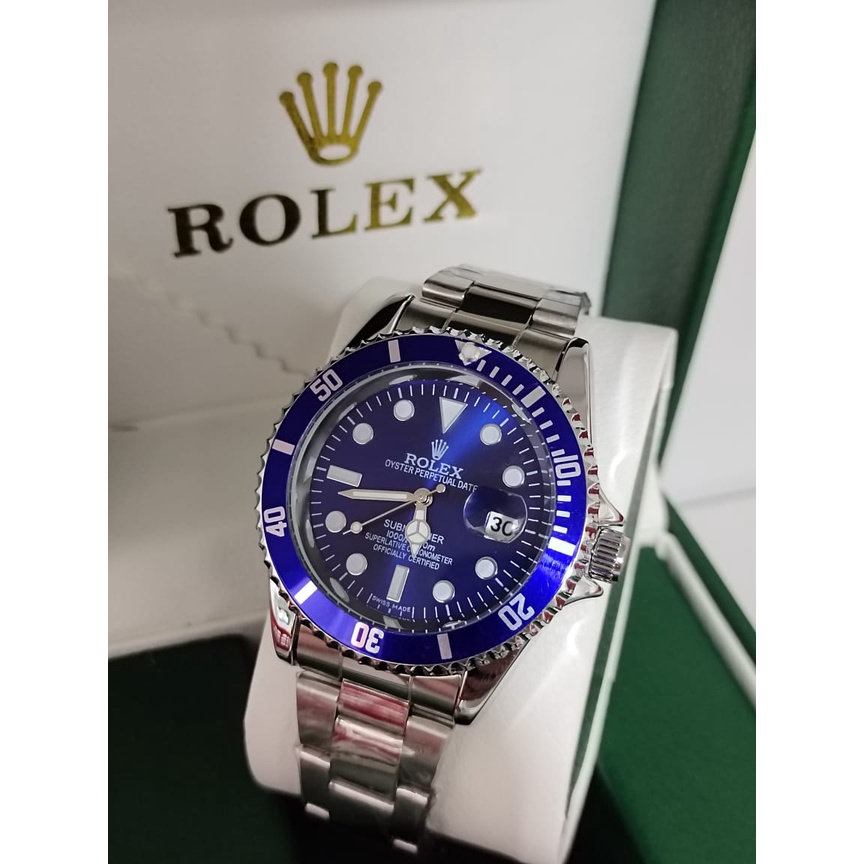 Rolex_Submariner battery For Men Jam With Box Shopee Malaysia