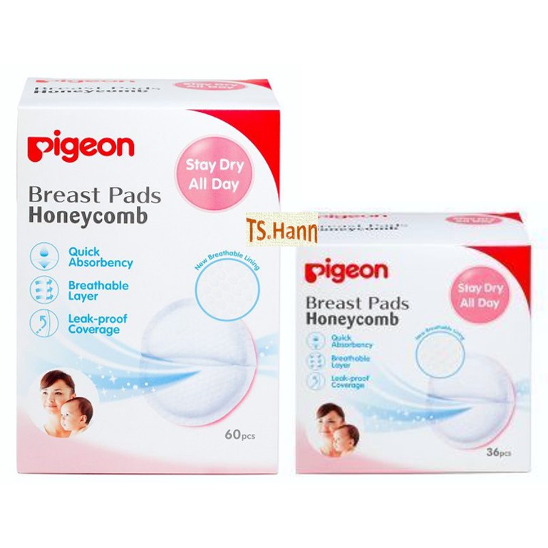 Pigeon Breast Milk Pads Honeycomb Quick Absorbency Breathable Layer Leak  Proof