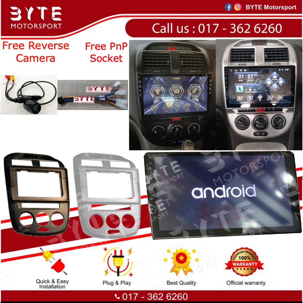 🇲🇾🔌Android Player Proton Exora 2013-2018 💯FOC Reverse Camera💯 🔌 ...