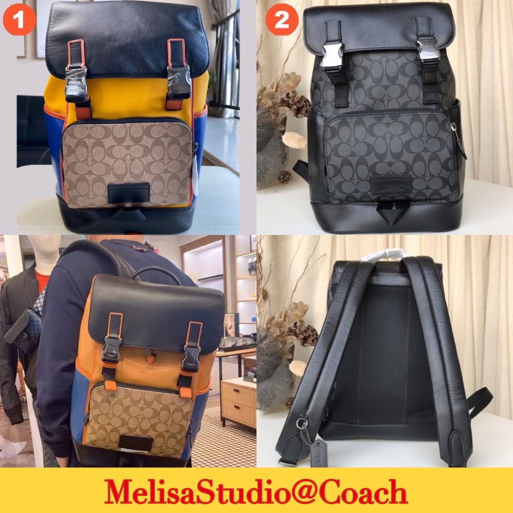 Coach best sale foldable backpack