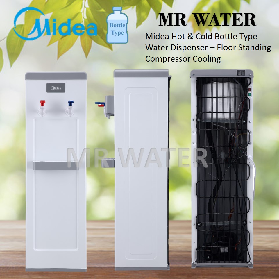 Midea Yl1932 Hot And Cold Bottle Type Water Dispenser Compressor Cooling Floor Standing 7360