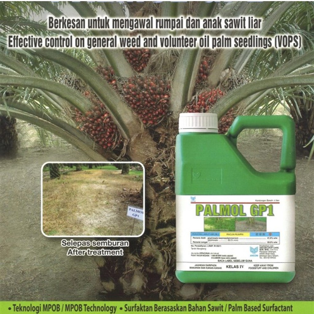 Palmol GP1 Herbicide / Racun Rumput @ 4 Liters (41%) | Shopee Malaysia
