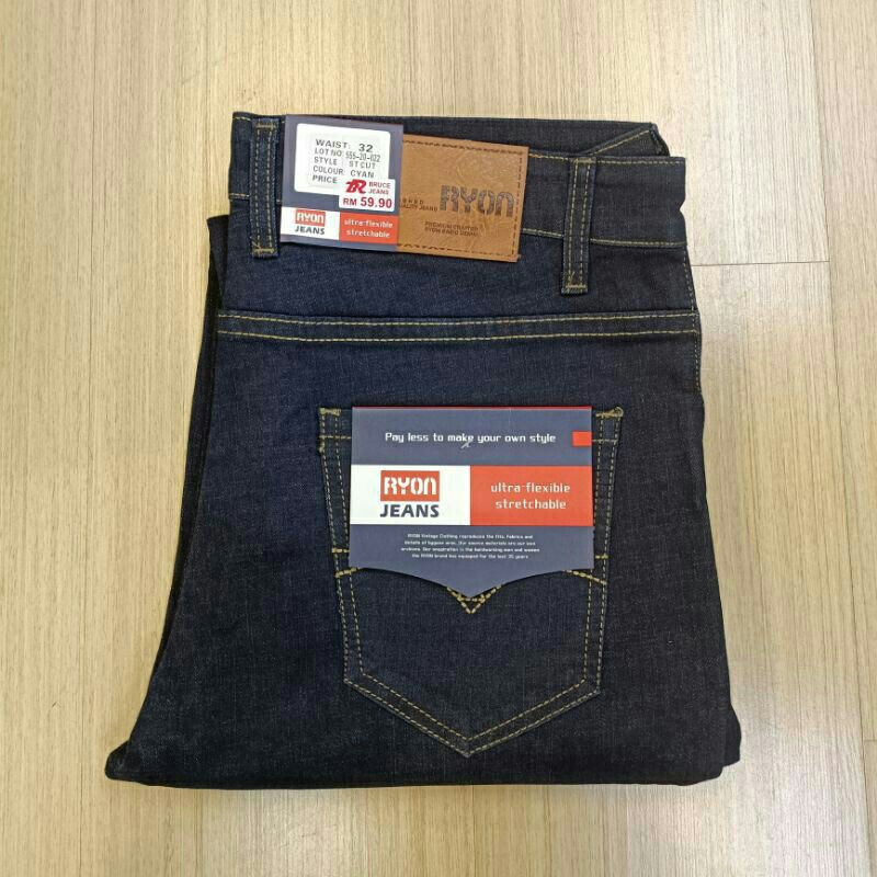 Ryon Jeans Straight Cut (555-20-022) | Shopee Malaysia