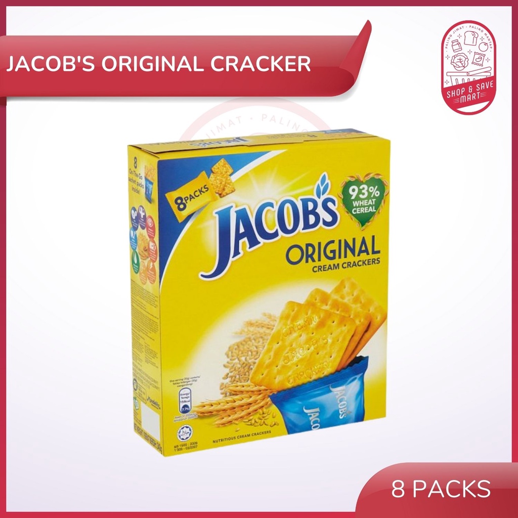 Jacob's Multipack Biscuit Crackers (8 packs) (Flavor Original