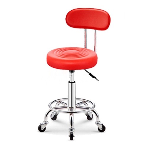 Round Stool With Wheel/Soft Cushion Round Stool/Bar Chair/Counter Chair ...