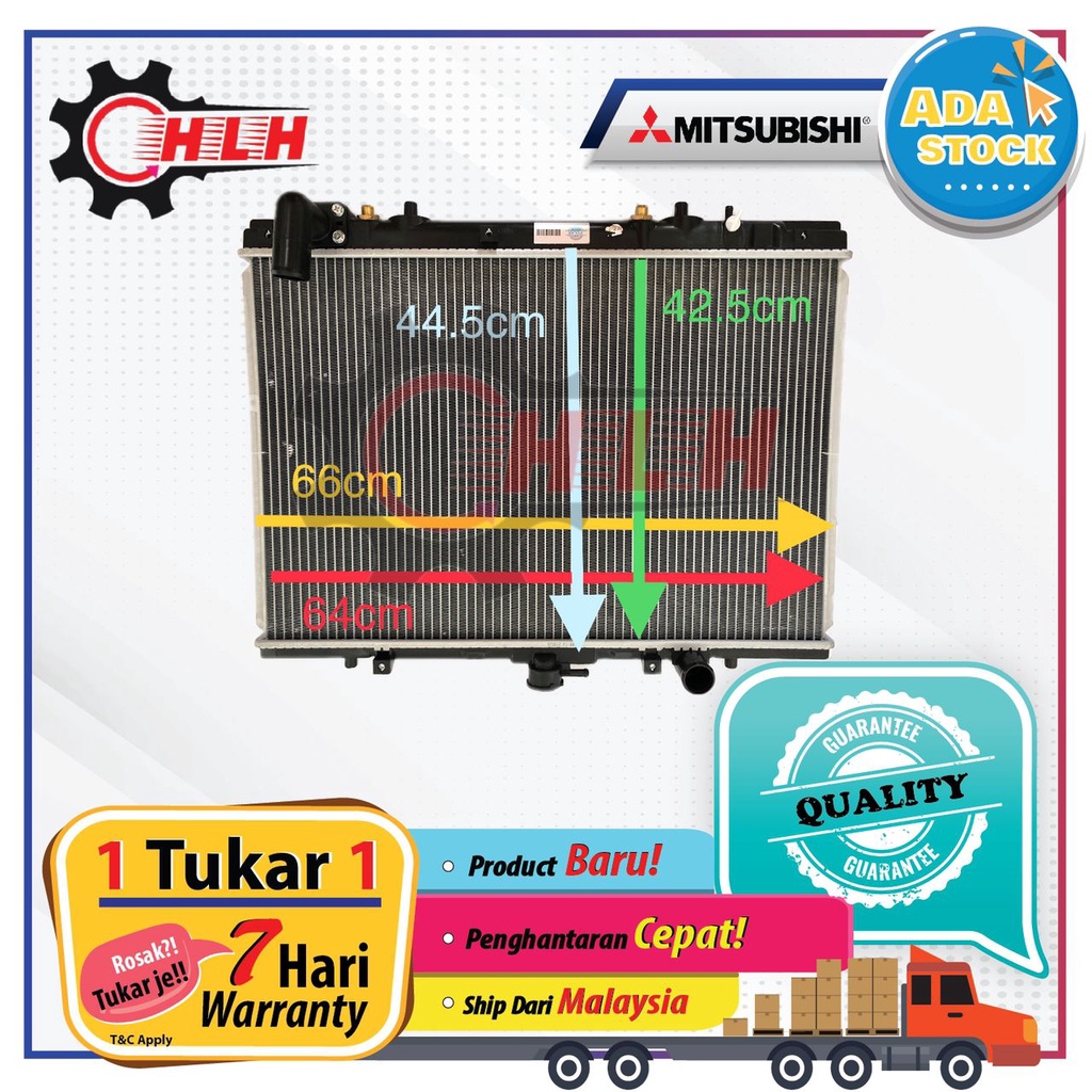 MITSUBISHI STORM L200 4D56 (AUTO ALLOY) RADIATOR TANGKI AIR | Shopee ...