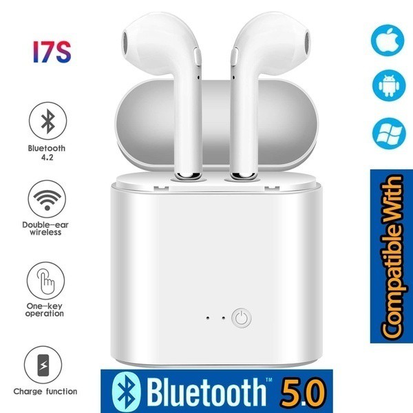 How to turn best sale on i7 tws earbuds