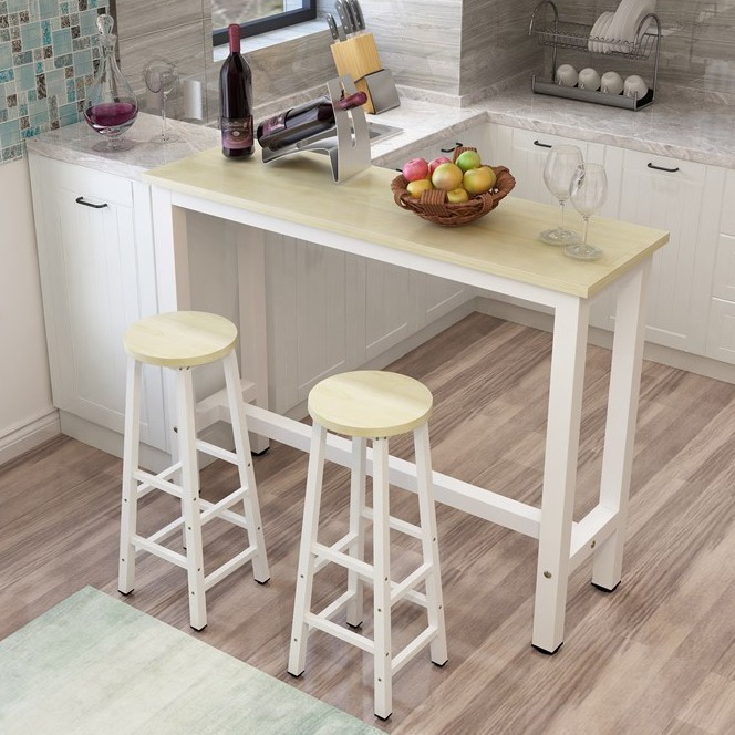 Stylish Bar Table Set (1 TABLE + 2 BAR STOOLS) Dining Table Kitchen Bar ...