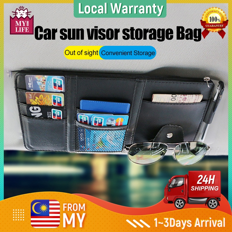 thumbnail image 2 of Aazon.co: Da By Car Sun Visor Organizer Auto Car Visor Pocket And Interior Accessories Car 2 of 12